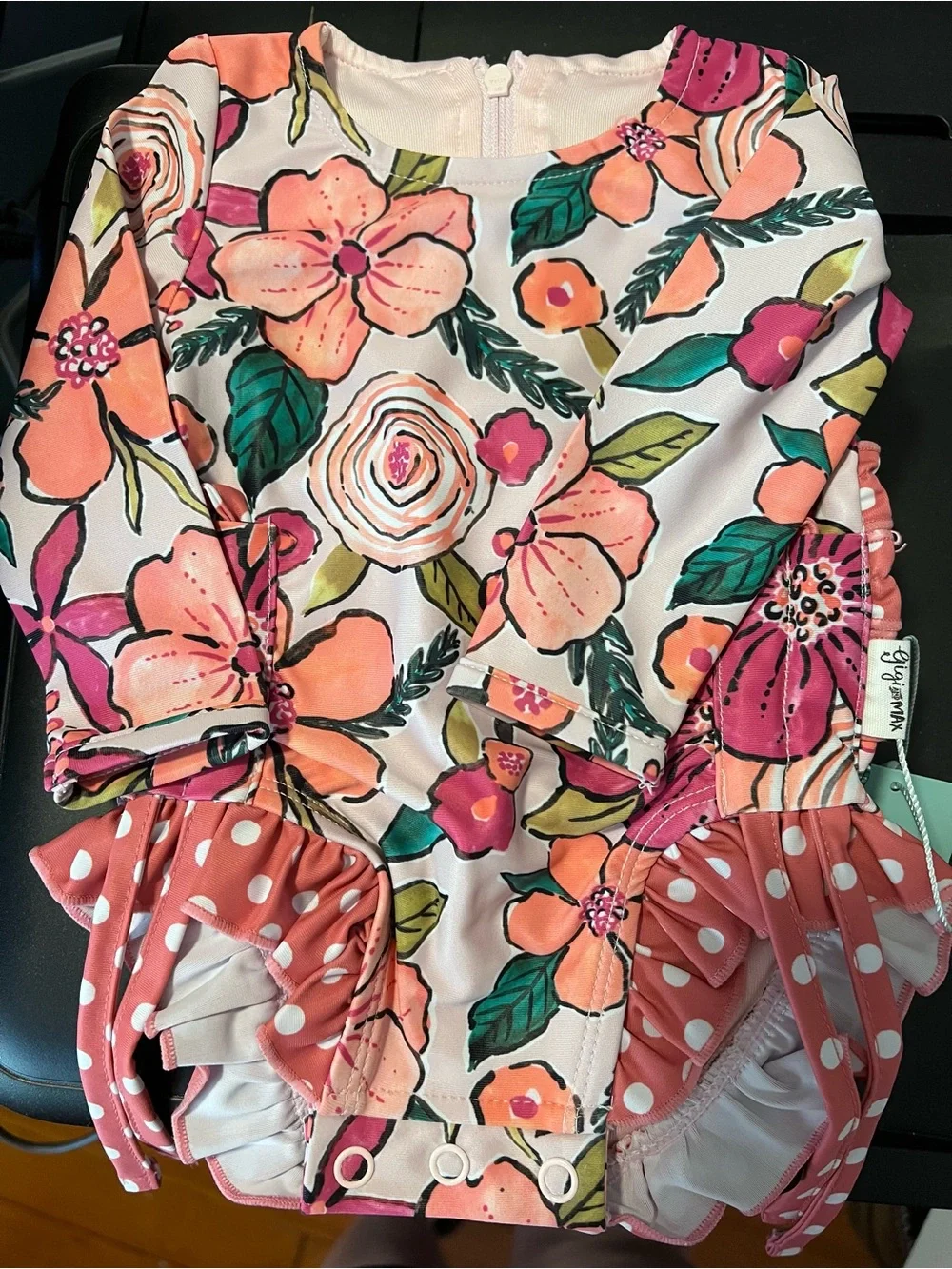 Gigi And Max Long Sleeve Rashguard Swimsuit